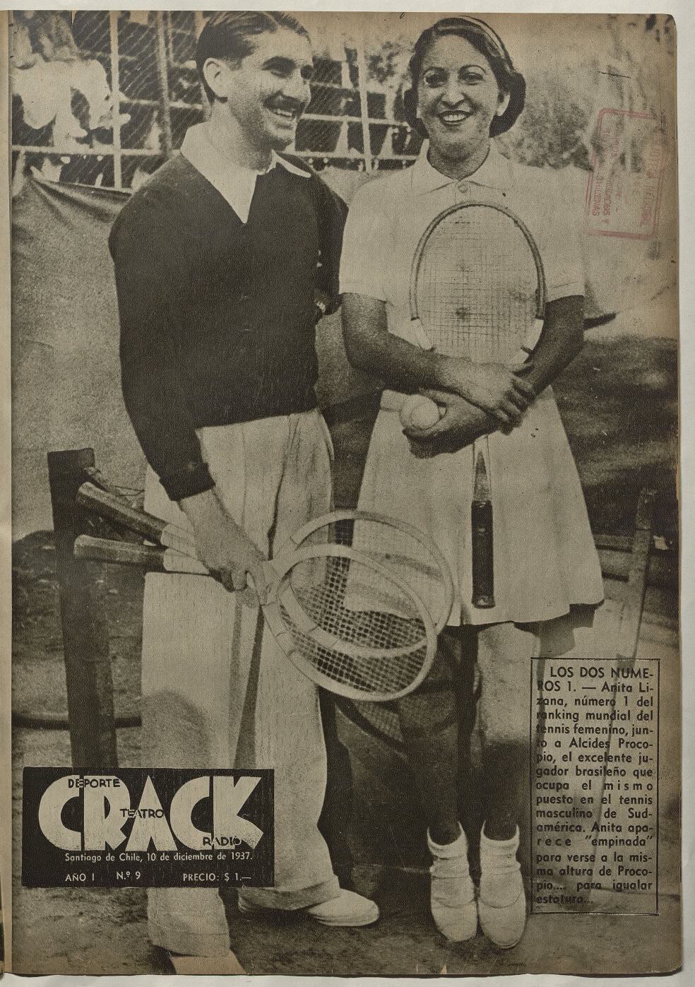 Crack. Año I, número 9, 10 de diciembre de 1937