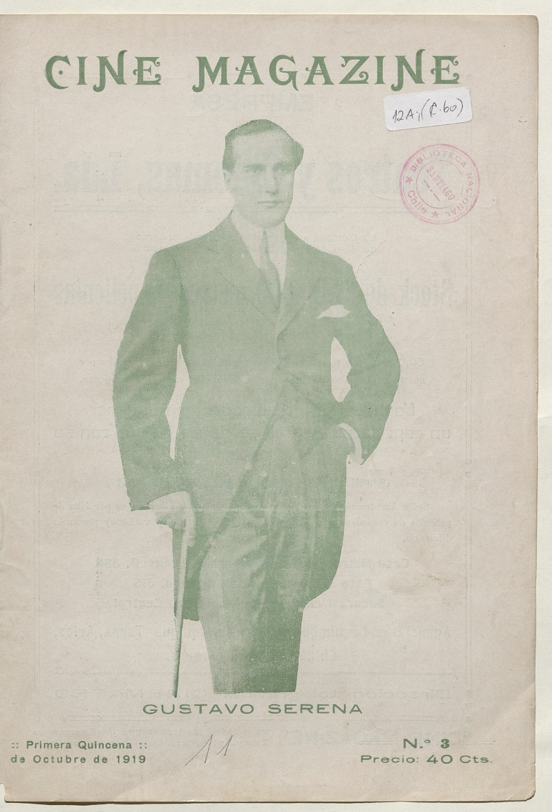 Cine magazine. Año I, número 3, primera quincena de octubre de 1919
