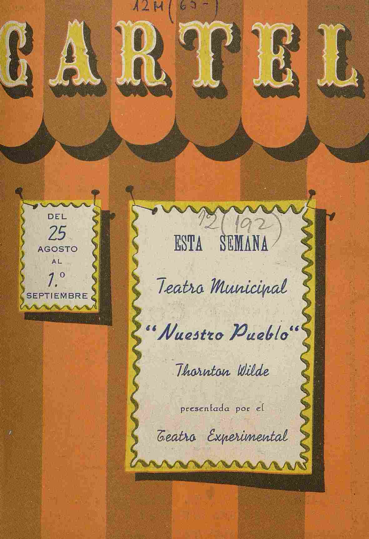 Cartel Número 3, 25 de agosto de 1945