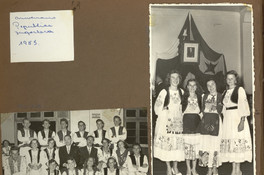 Detalle del Álbum del Club folklórico Margot Loyola, 1953 y 1961