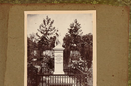 Detalle de página en Álbum de postales de Isidora Zegers de Huneeus, 1835