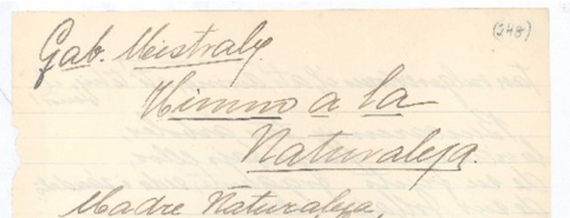 Himno a la naturaleza