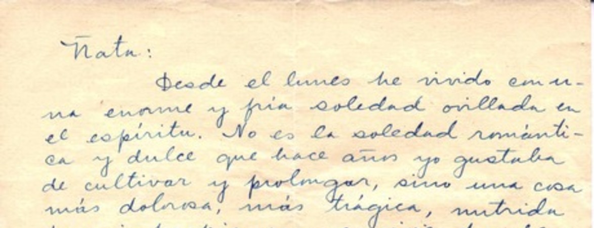 [Carta, 19--] jueves 7 <a> Isolda Pradel  [manuscrito] Oscar Castro.
