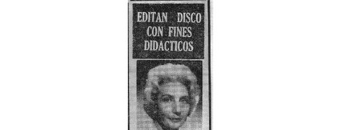 Editan disco con fines didácticos