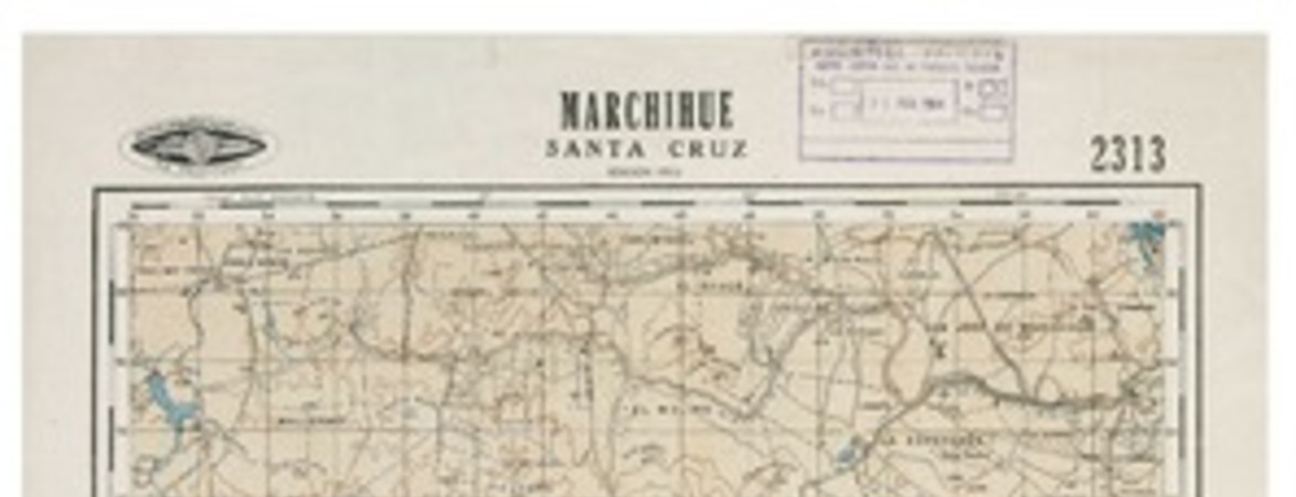 Marchihue Santa Cruz [material cartográfico] : Instituto Geográfico Militar de Chile.