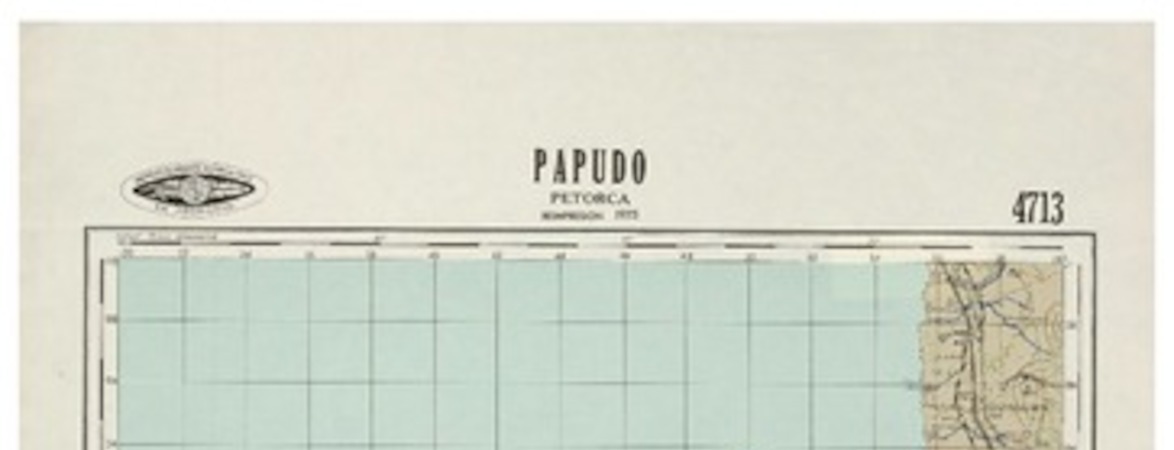 Papudo Petorca [material cartográfico] : Instituto Geográfico Militar de Chile.