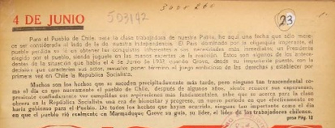 4 de junio (Tocopilla, Chile : 1939 )