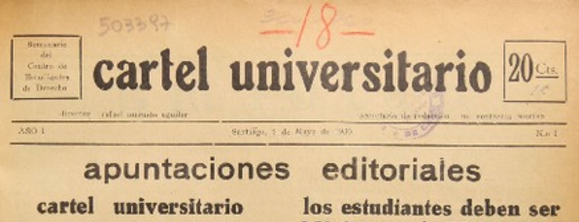 Cartel universitario