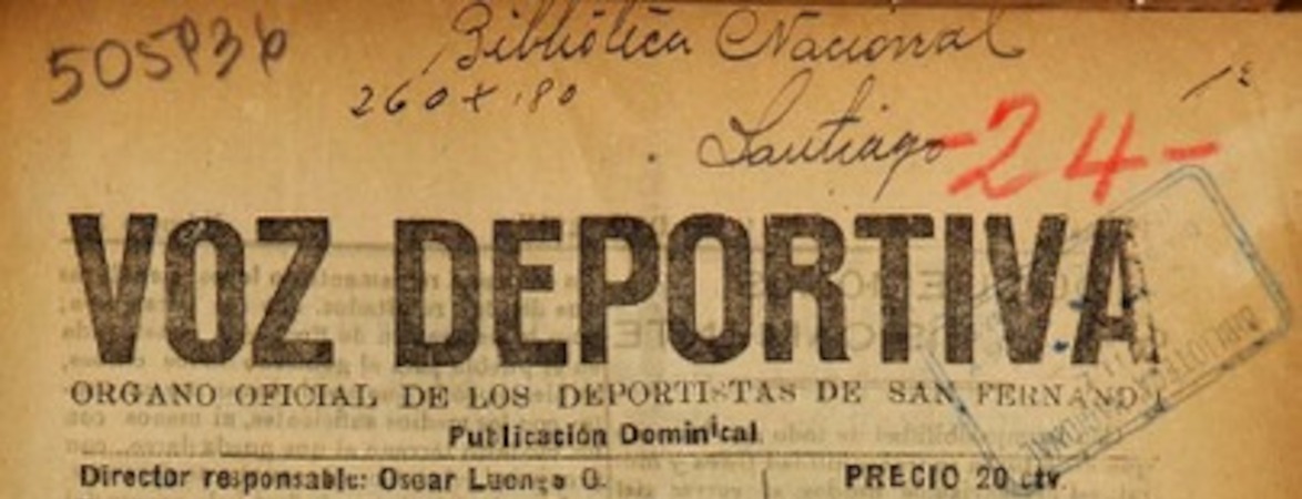 Voz deportiva.