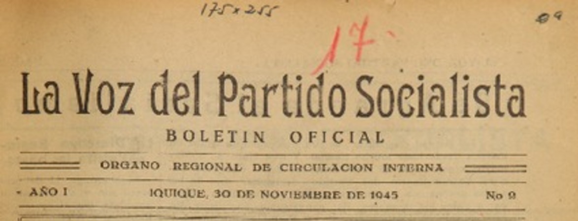 La Voz del Partido Socialista.