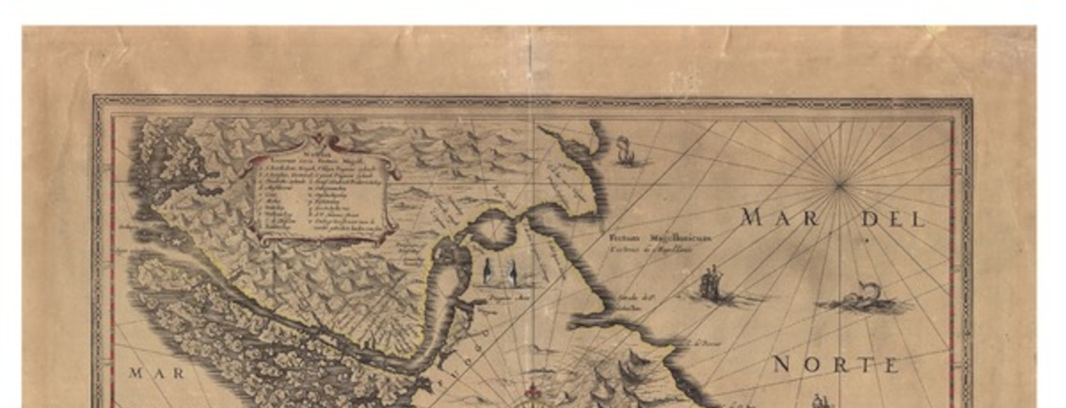 Freti Magel=Lanici ac novi Freti vulgó Le Maire exactiffima delineatio.  [material cartográfico].