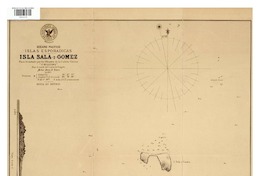 Isla Sala-i-Gómez Océano Pacífico : Islas Esporádicas [material cartográfico] : Plano levantado por los Oficiales de la Corbeta chilena "O'Higgins" ; bajo el mando del Cap. de Fragata Sr. Juan E. López.