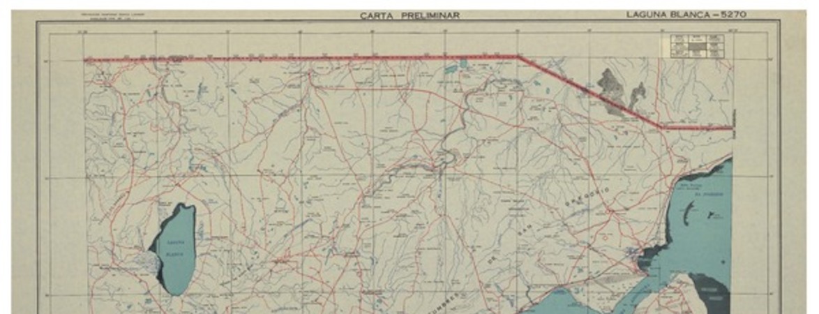 Laguna Blanca 5270 : carta preliminar [material cartográfico] : Instituto Geográfico Militar de Chile.