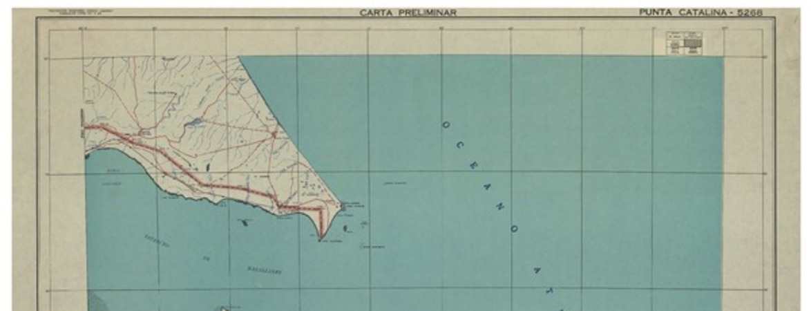 Punta Catalina (52° 68') carta preliminar