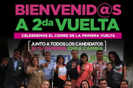 Bienvenid@s a 2da vuelta celebremos el cierre de la primera vuelta.