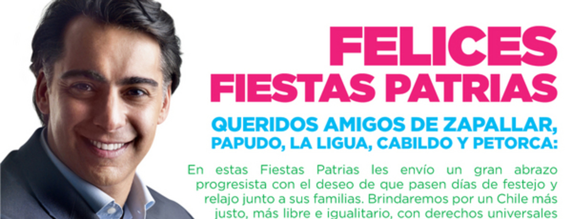 Felices fiestas patrias