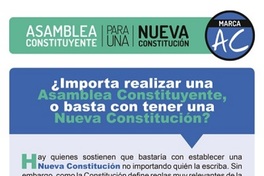 Asamblea Constituyente para una nueva Constitución