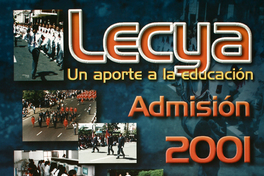 Leyca un aporte a la educación : adminsión 2002.