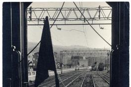 Tren saliendo de Valparaíso