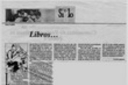 Libros --  [artículo] Fernando Quilodrán.