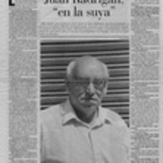 Juan Radrigán "en la suya"  [artículo] Mónica Maureira.