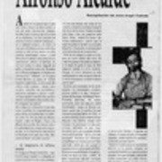 Alfonso Alcalde  [artículo] José Angel cuevas.