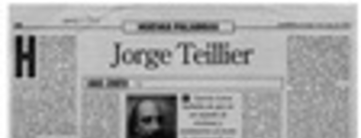 Jorge Teillier  [artículo] Raúl Zurita.