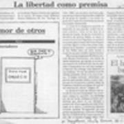 La libertad como premisa  [artículo] Marino Muñoz Lagos.