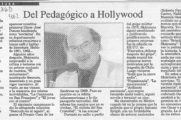 Del Pedagógico a Hollywood  [artículo] Poli Délano.