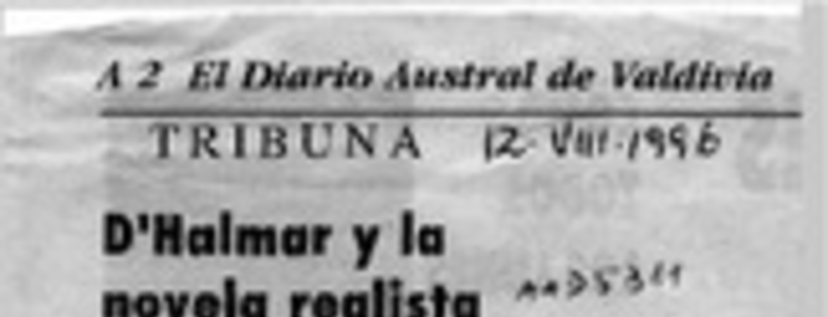 D'Halmar y la novela realista  [artículo] Erwin Haverbeck.