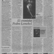 El cronista Pedro Lemebel  [artículo] Soledad Bianchi.