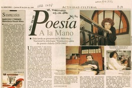 Poesía a la mano