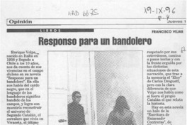 Responso para un bandolero  [artículo] Francisco Véjar.