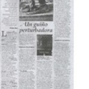 Un guiño perturbadora.
