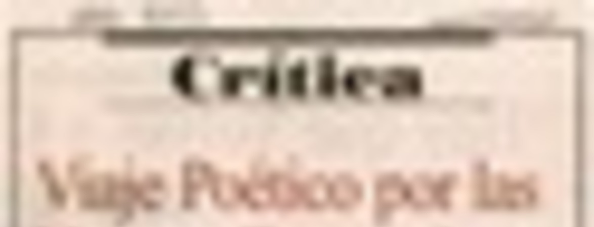 Viaje poético por las nuevas generaciones