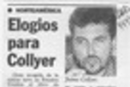 Elogios para Collyer  [artículo].
