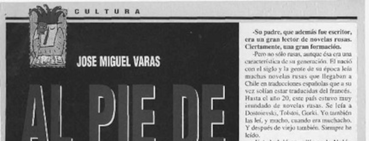 Al pie de la letra  [artículo] Carolina Díaz.