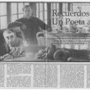 Recuerdos de un poeta a otro