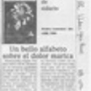Loco afán, un bello alfabeto sobre el dolor marica  [artículo] Yanko González Cangas.