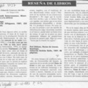 Reseña de libros  [artículo] Eduardo Guerrero del Río.