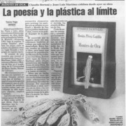 La poesía y la plástica al límite