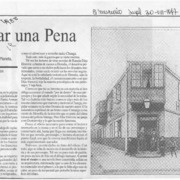 Cargar una pena  [artículo] Hernán Poblete Varas.