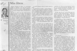 Más libros  [artículo] Gonzalo Vial Correa.