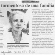 Historia tormentosa de una familia desgraciada  [artículo] Pedro Labra.