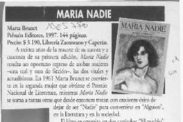 María nadie