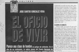 El oficio de vivir  [artículo] Carolina Robino.