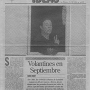 Volantines en septiembre  [artículo] Faride Zerán.
