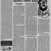 Díaz Eterovic en la narrativa chilena actual  [artículo] Poli Délano.