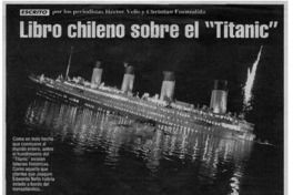 Libro chileno sobre el "Titanic"