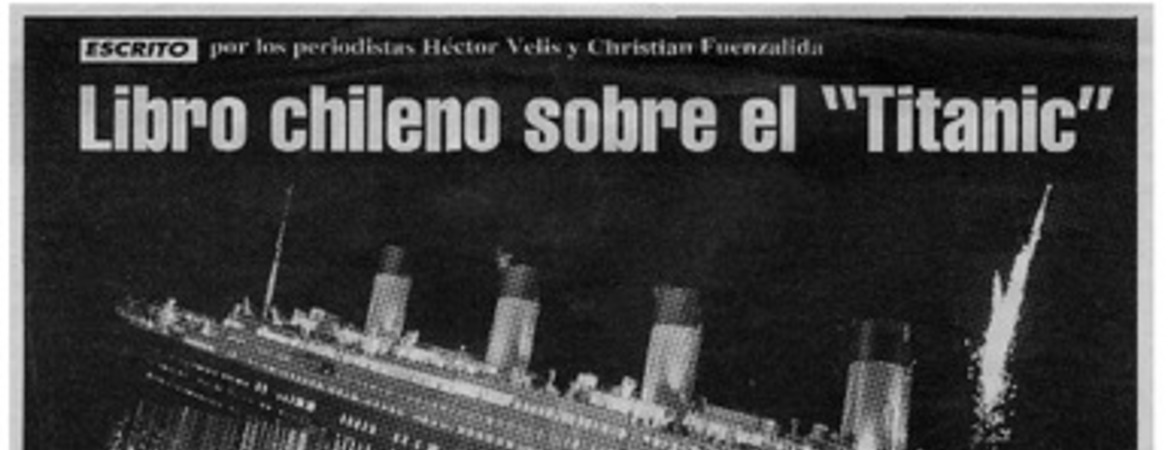 Libro chileno sobre el "Titanic"